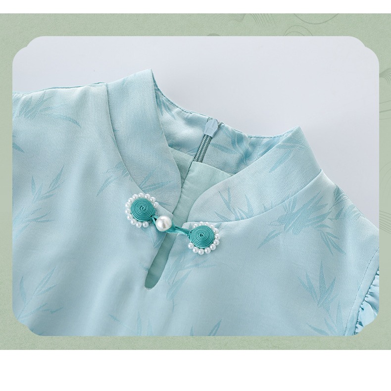 新中式套裝襯衫闊腿S505211-細節圖4