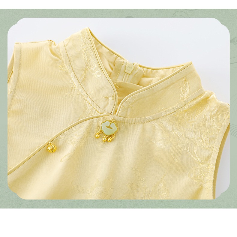 中式無袖套裝S505216-細節圖3