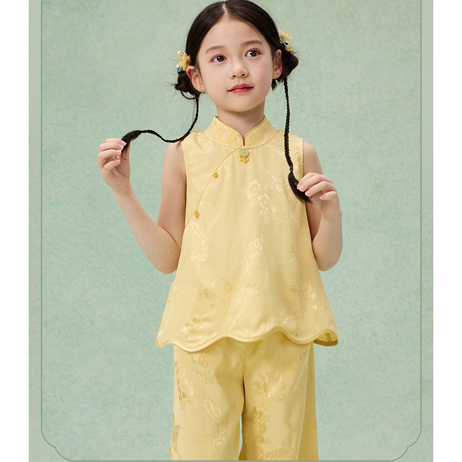 中式無袖套裝S505216-細節圖7