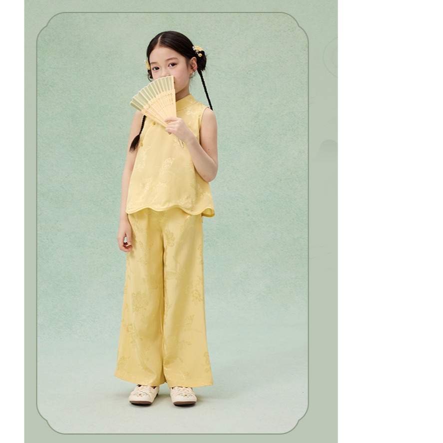 中式無袖套裝S505216-細節圖8