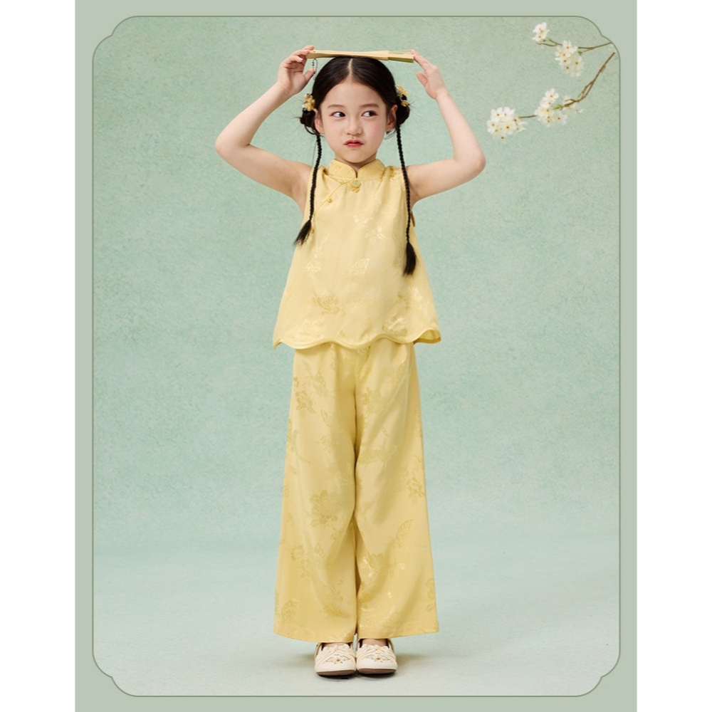 中式無袖套裝S505216-細節圖9