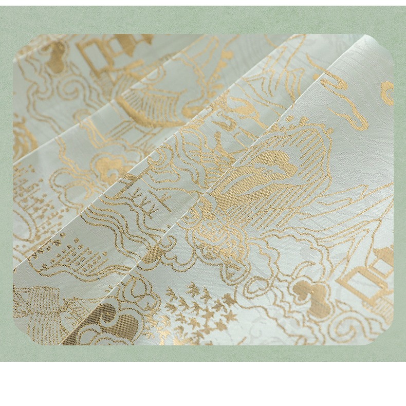 中式套裝襯衫馬面裙S505217-細節圖5