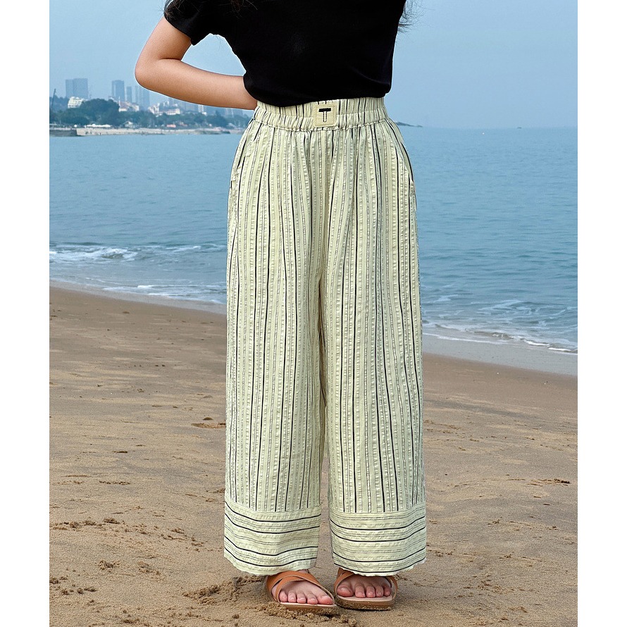 親子-波西米亞條紋直筒褲S505306-細節圖10