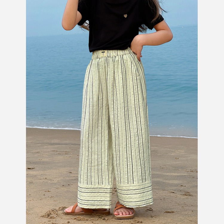 親子-波西米亞條紋直筒褲S505306-細節圖11