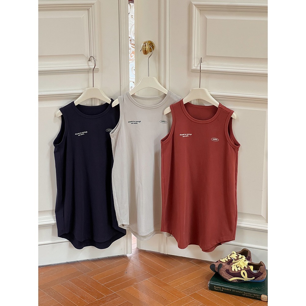 雙紗柔棉背心裙S505313-細節圖3