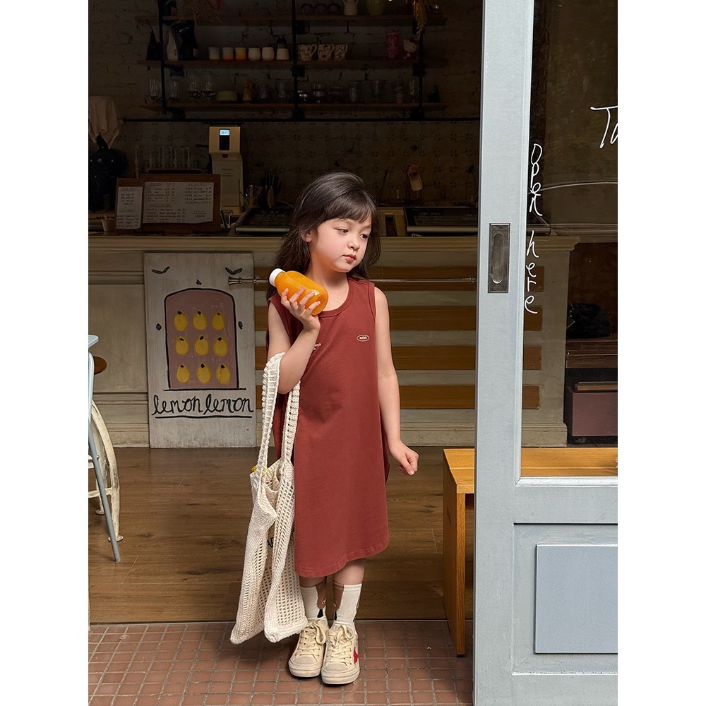 雙紗柔棉背心裙S505313-細節圖5