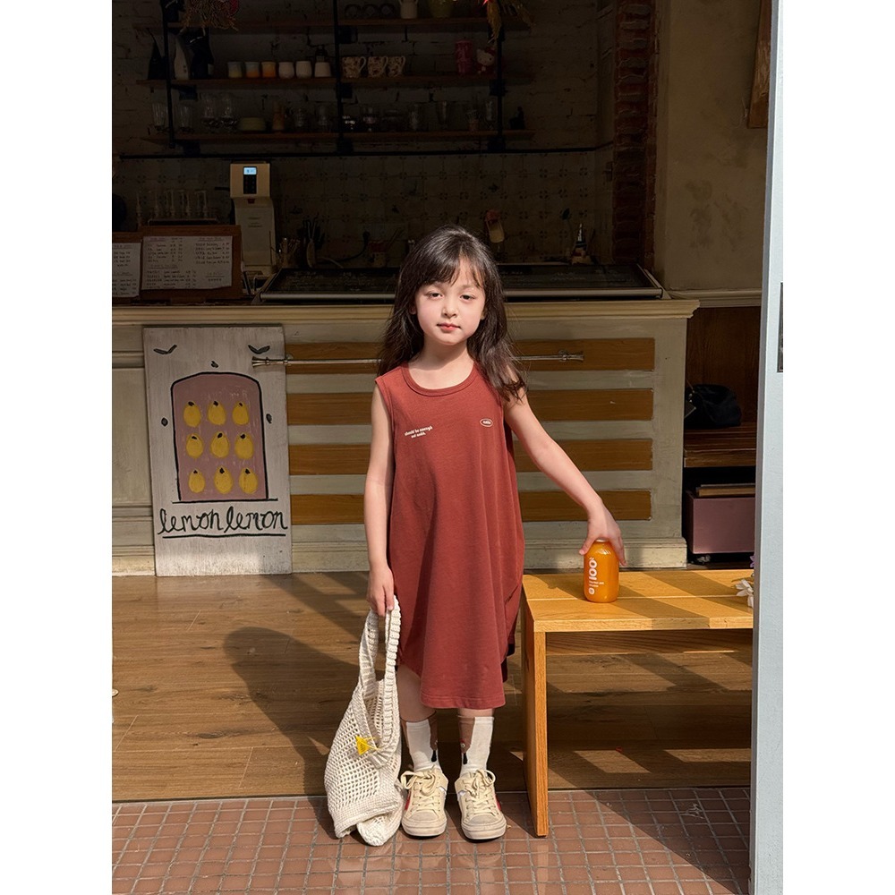 雙紗柔棉背心裙S505313-細節圖6