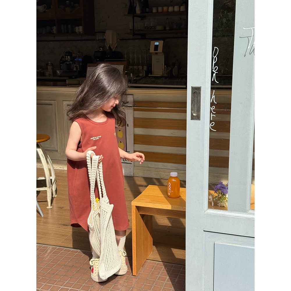 雙紗柔棉背心裙S505313-細節圖7