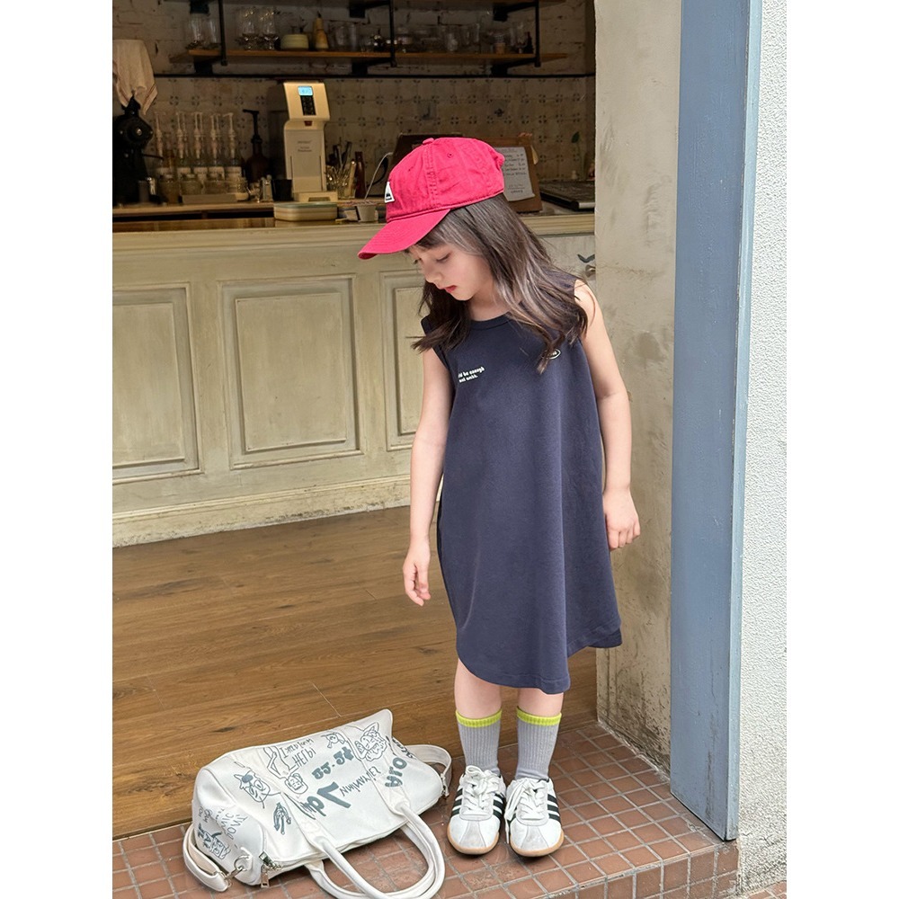 雙紗柔棉背心裙S505313-細節圖9