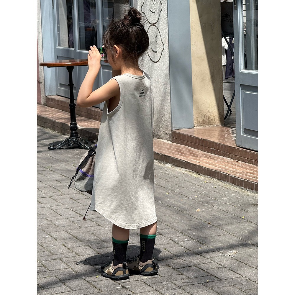 雙紗柔棉背心裙S505313-細節圖11