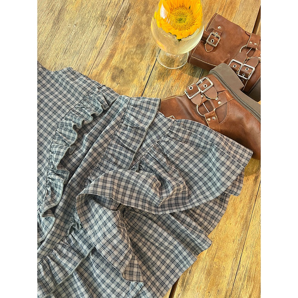 不規則拼接花邊背心裙S505316-細節圖4