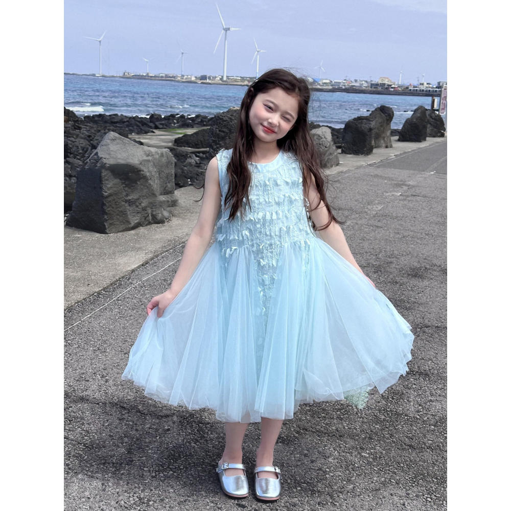 仙女流蘇網紗裙S505411-細節圖3