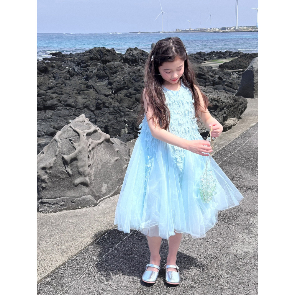 仙女流蘇網紗裙S505411-細節圖5