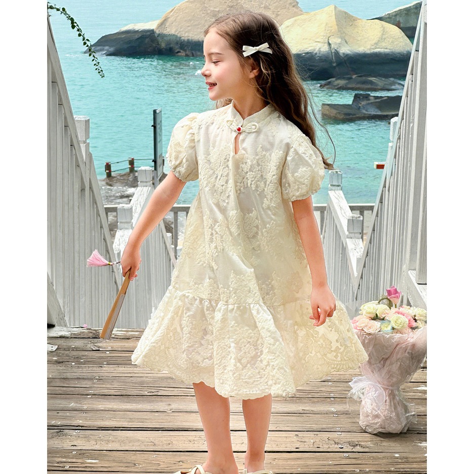 中式氣質連衣裙S505415-細節圖2