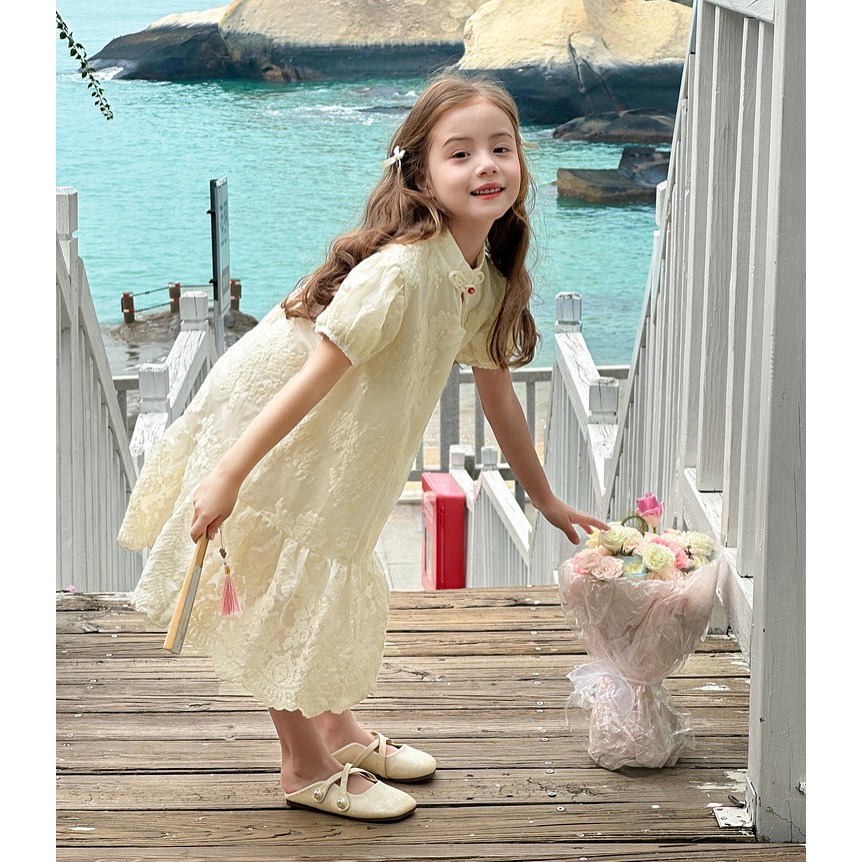 中式氣質連衣裙S505415-細節圖8