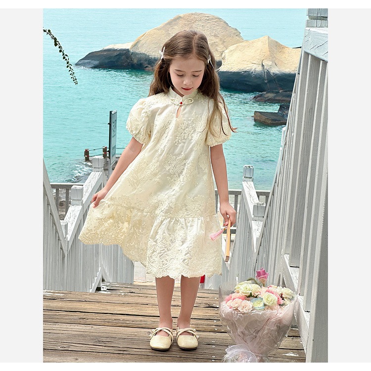 中式氣質連衣裙S505415-細節圖9