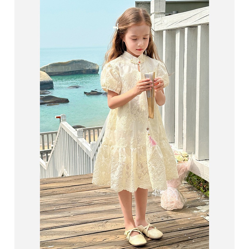 中式氣質連衣裙S505415-細節圖11