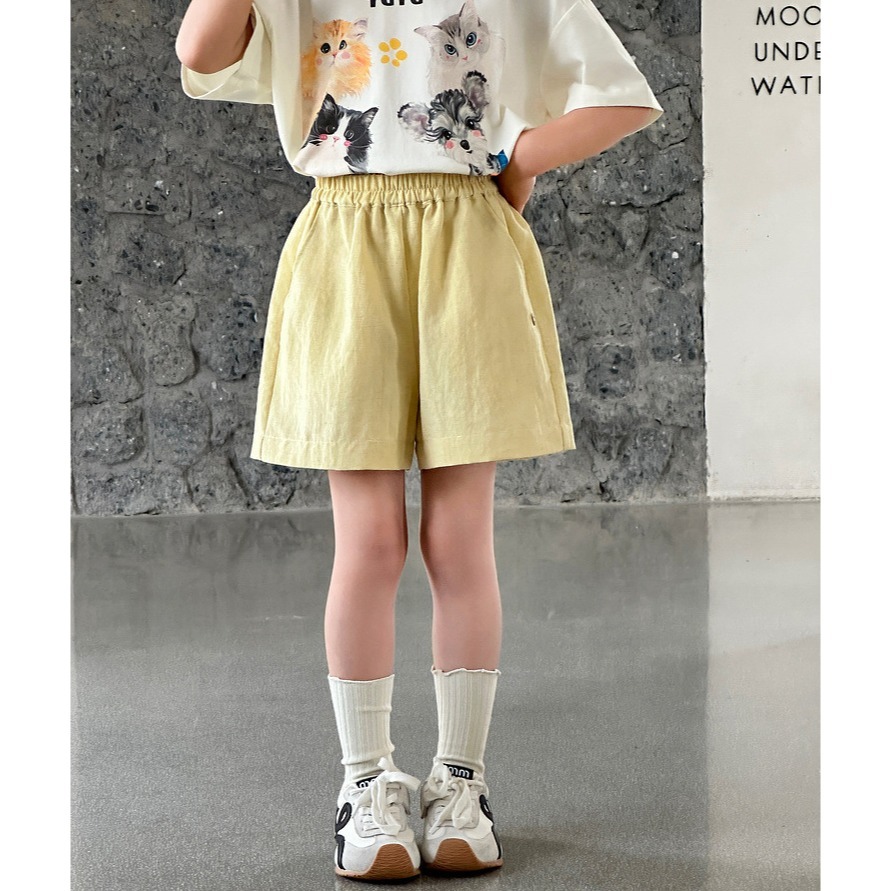 天絲亞麻短褲S505419-規格圖11