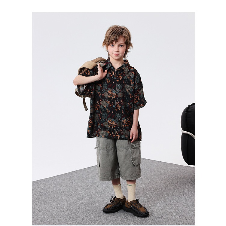 復古風花襯衫S507209-細節圖9