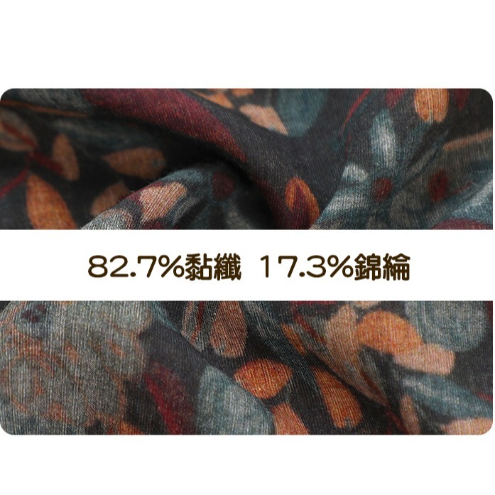 復古風花襯衫S507209-細節圖2
