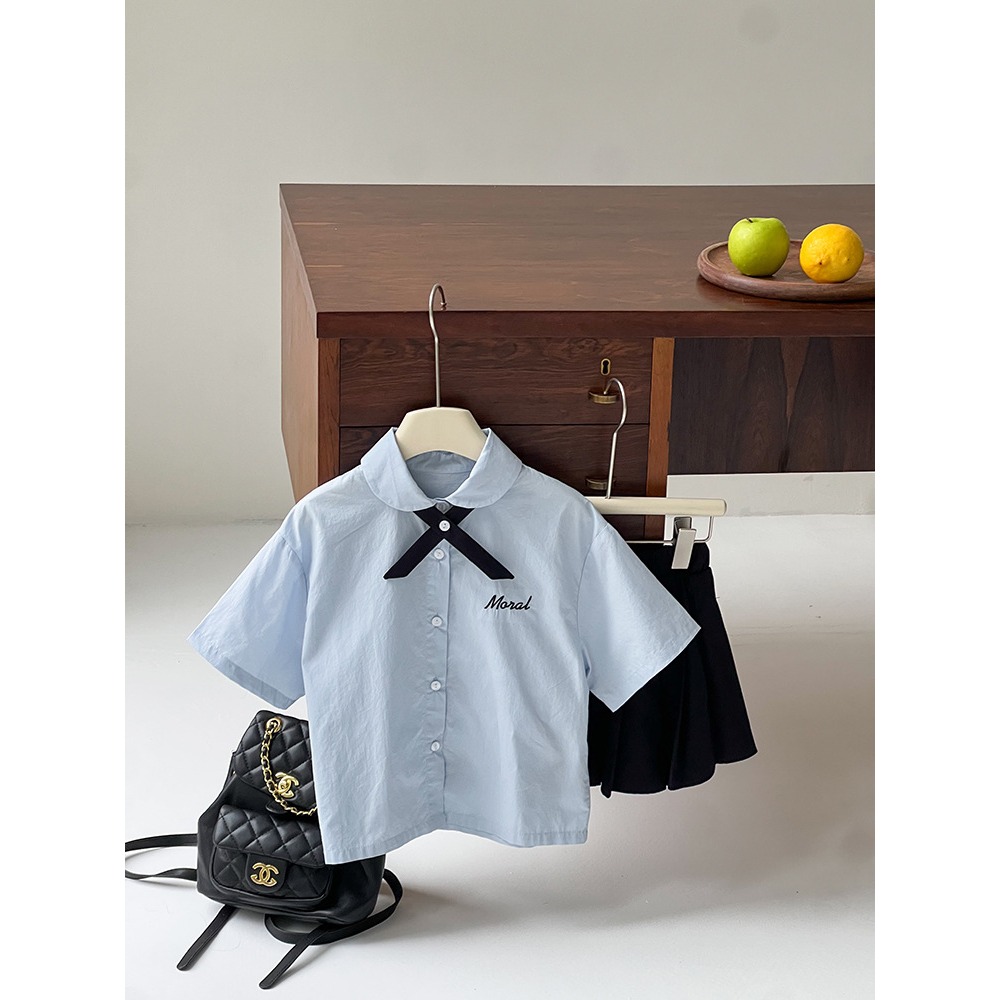 學院襯衫百褶裙S507220-細節圖2