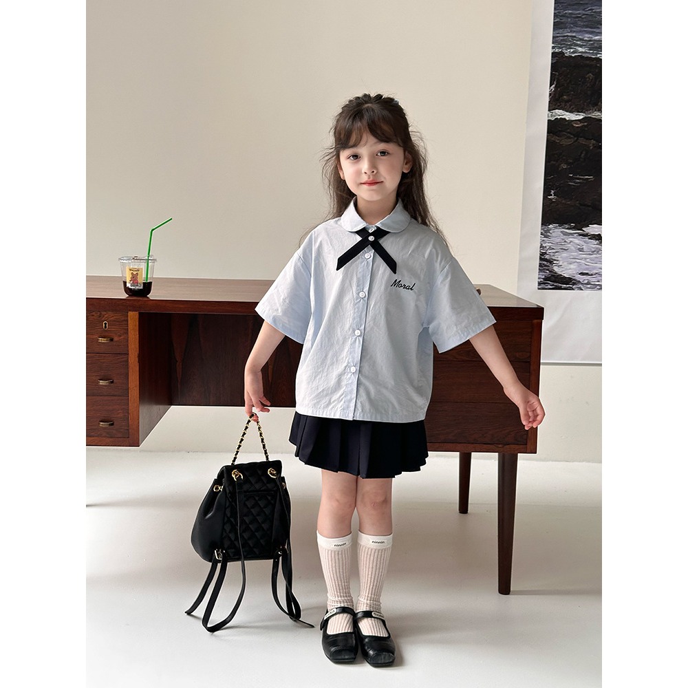 學院襯衫百褶裙S507220-細節圖6