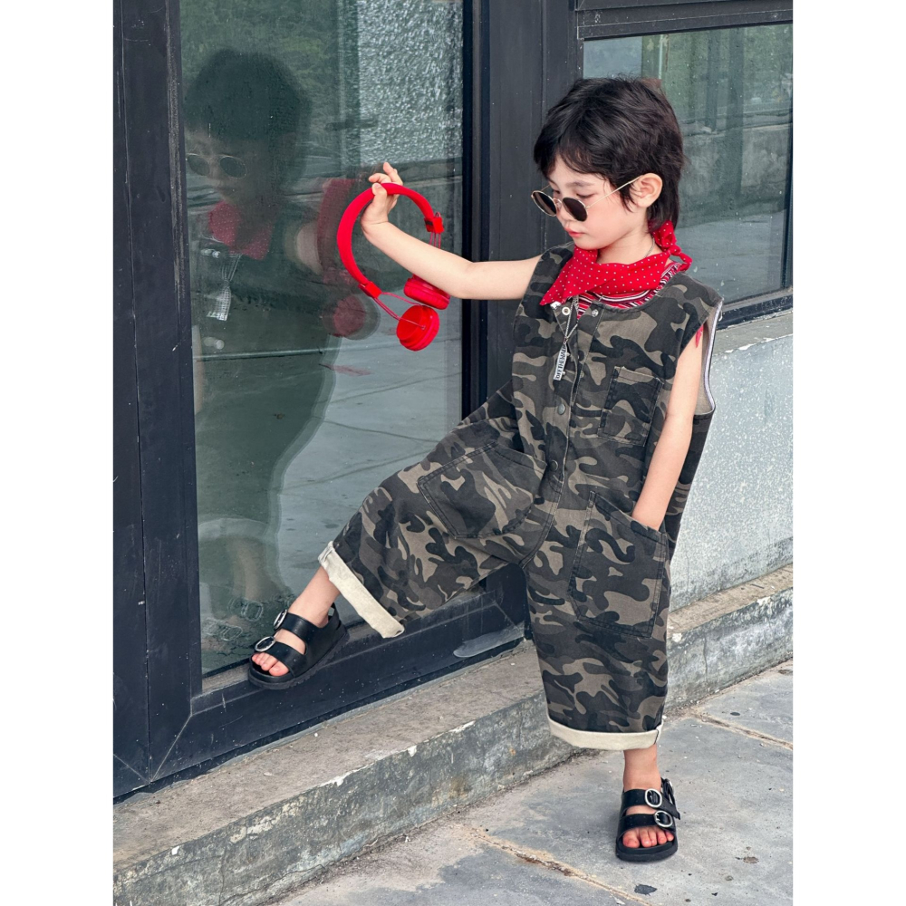 親子-迷彩連體褲S507225-細節圖8