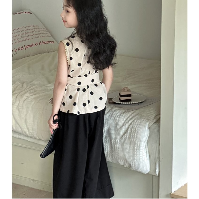 無袖波點襯衣S507303-細節圖2