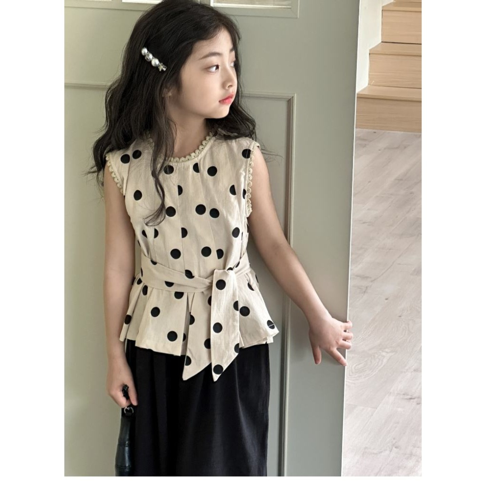無袖波點襯衣S507303-細節圖5