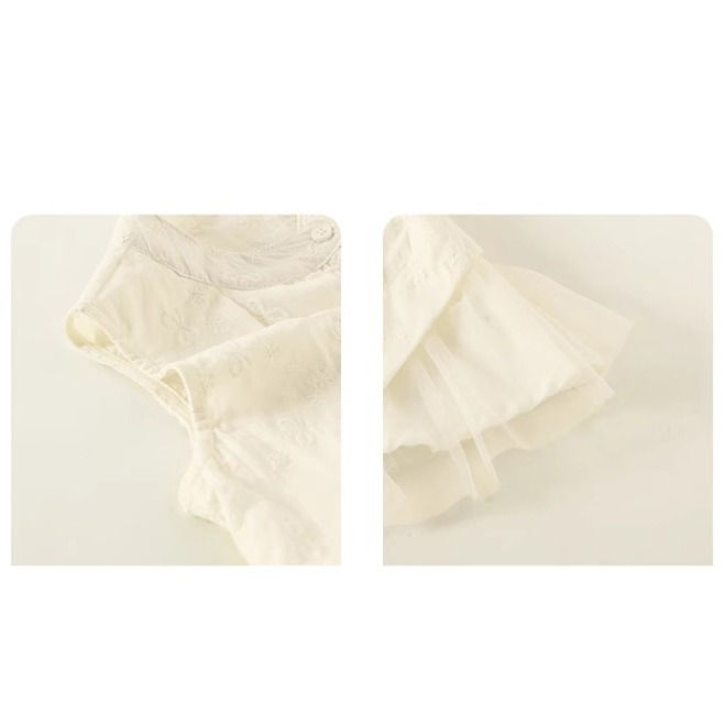 蝴蝶結刺繡上衣S507304-細節圖2