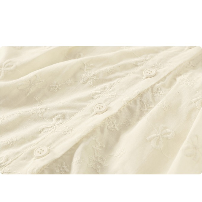 蝴蝶結刺繡上衣S507304-細節圖8