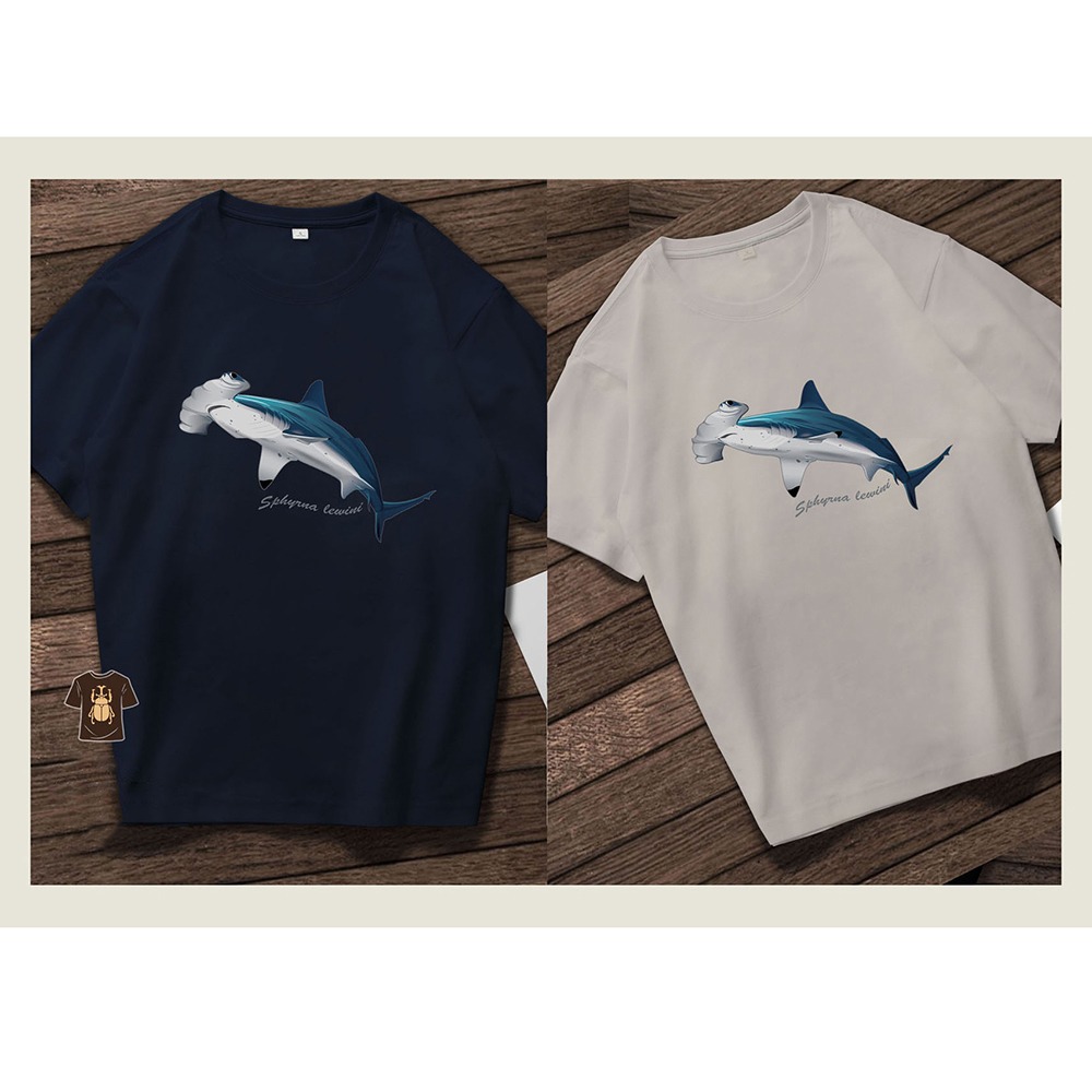 親子-海洋動物-路氏雙髻鯊T恤S507306-細節圖8