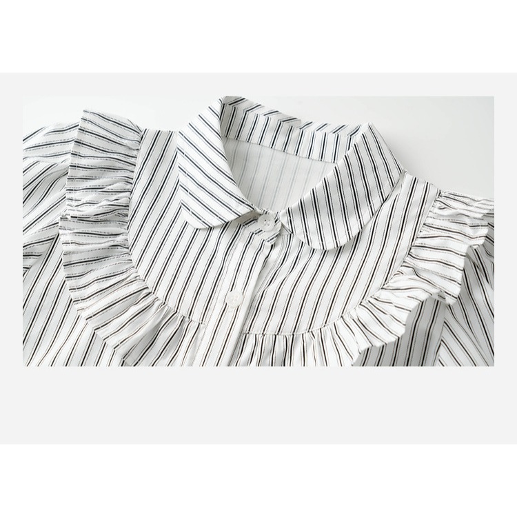 親子-條紋花邊襯衫S508224-細節圖3