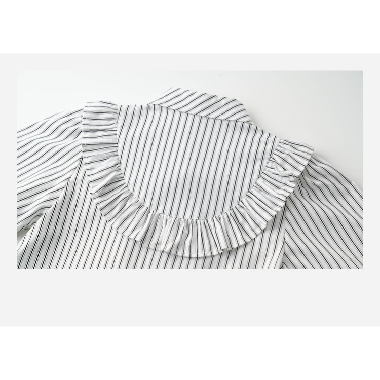 親子-條紋花邊襯衫S508224-細節圖4