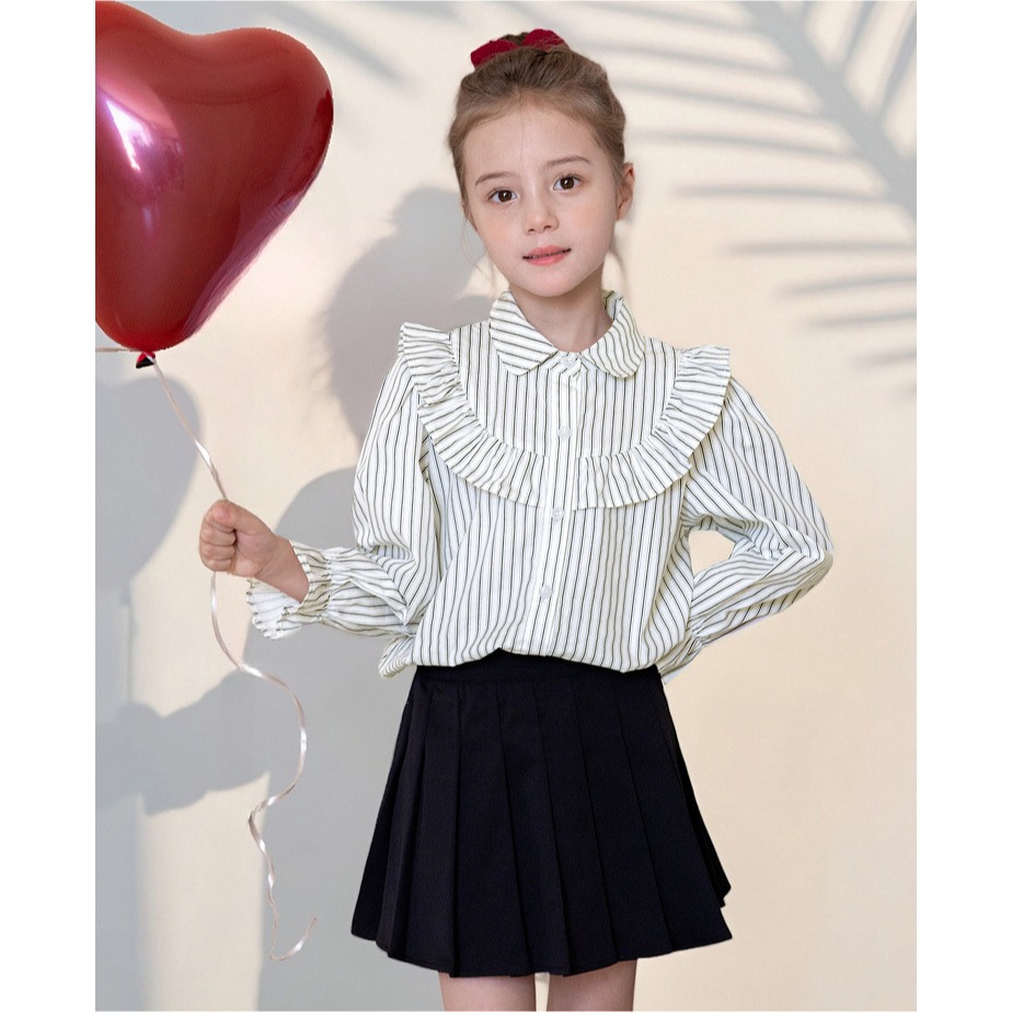 親子-條紋花邊襯衫S508224-細節圖7