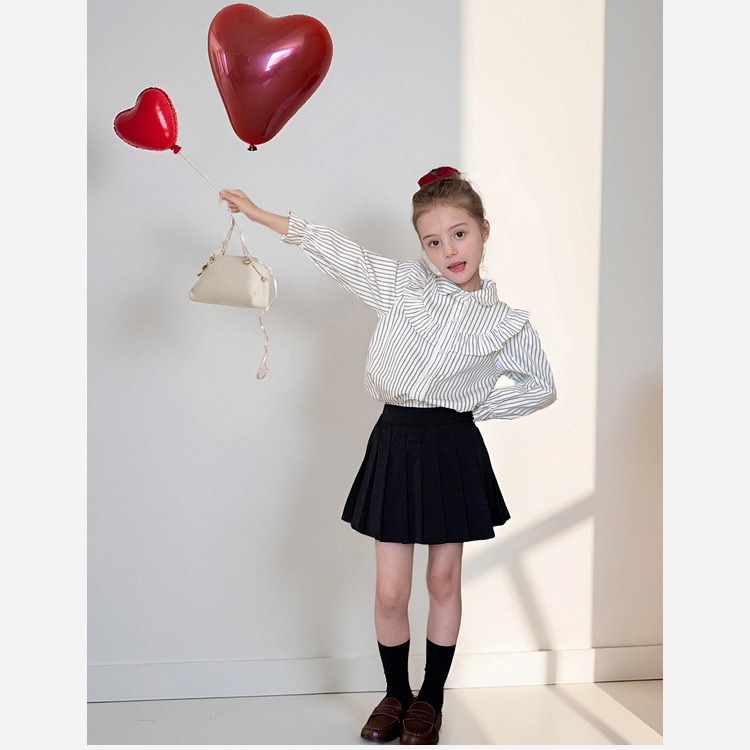 親子-條紋花邊襯衫S508224-細節圖8