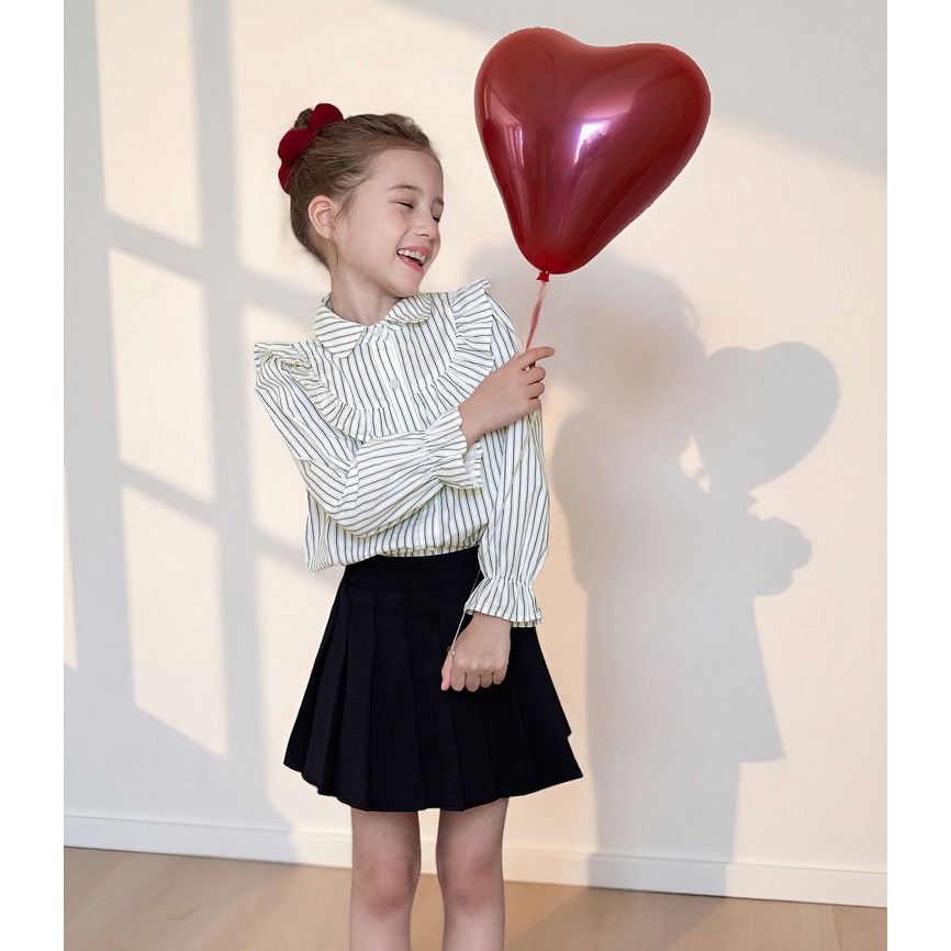 親子-條紋花邊襯衫S508224-細節圖9