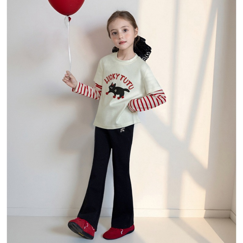 親子-修身微喇叭褲S508225-細節圖7