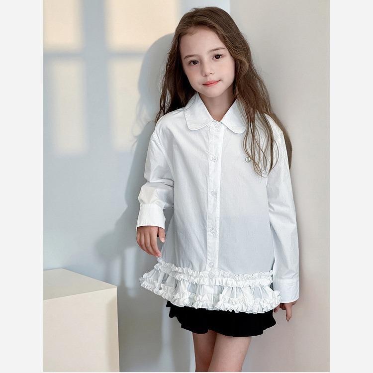 親子-花邊白襯衫S508229-細節圖11