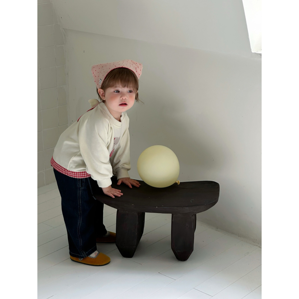 紅格上衣/屁簾牛仔褲S508301-細節圖9