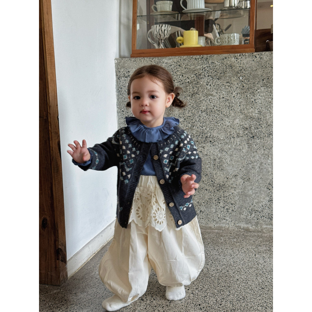 蕾絲屁簾寬鬆長褲S508305-細節圖3