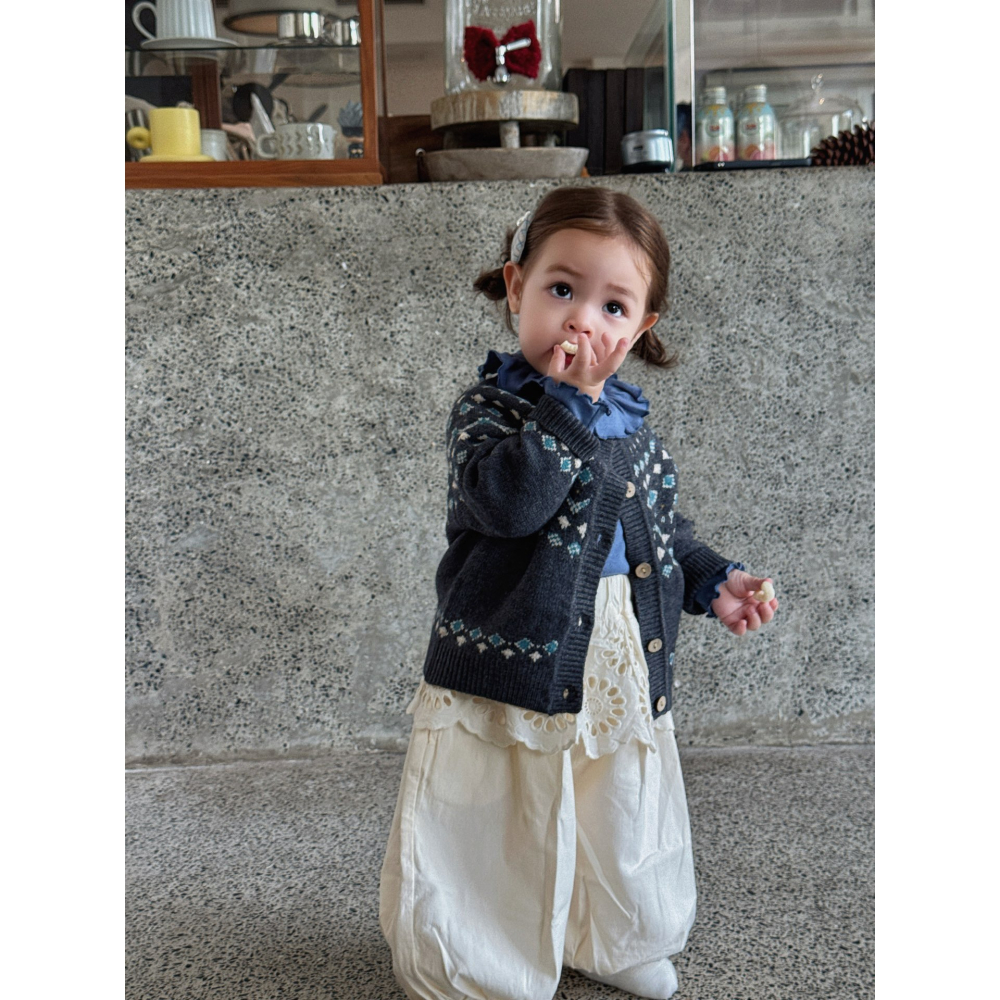 蕾絲屁簾寬鬆長褲S508305-細節圖4