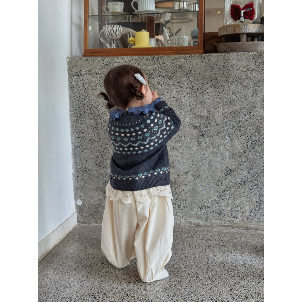 蕾絲屁簾寬鬆長褲S508305-細節圖6