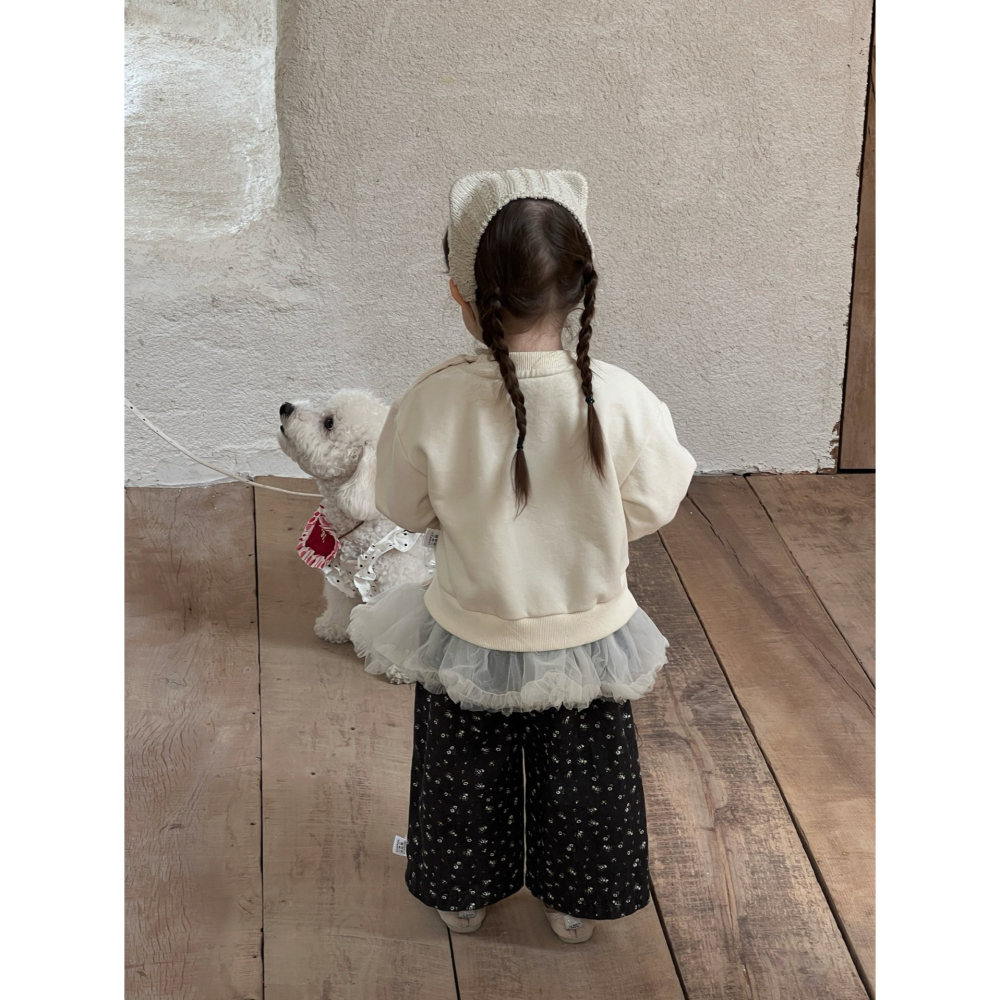 貼布繡衛衣假兩件裙褲S508311-細節圖4