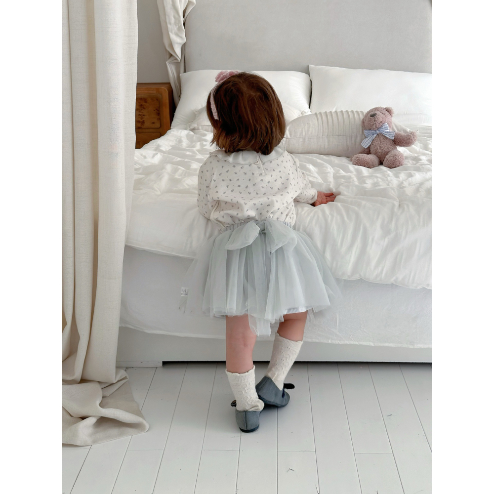 可愛貼花上衣S508312-細節圖3