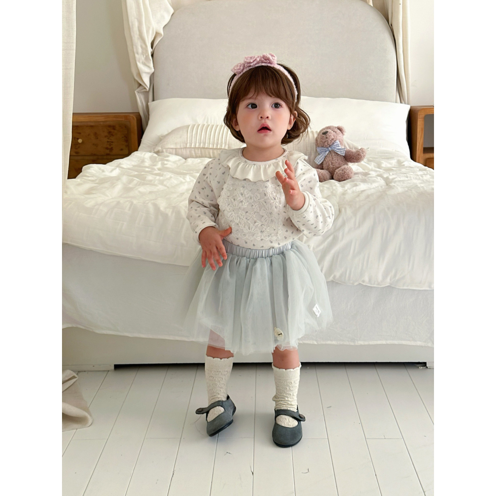 可愛貼花上衣S508312-細節圖4