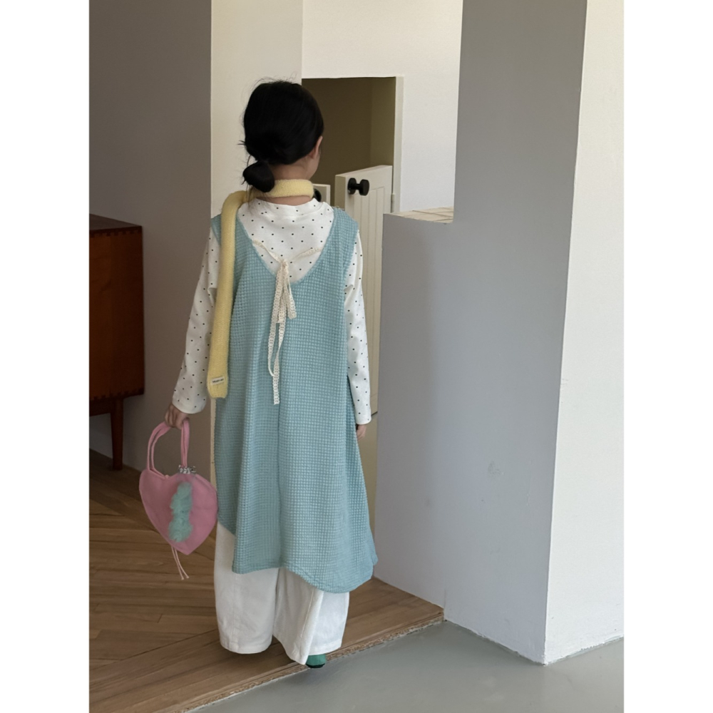 不規則毛線罩衫裙S508325-細節圖5