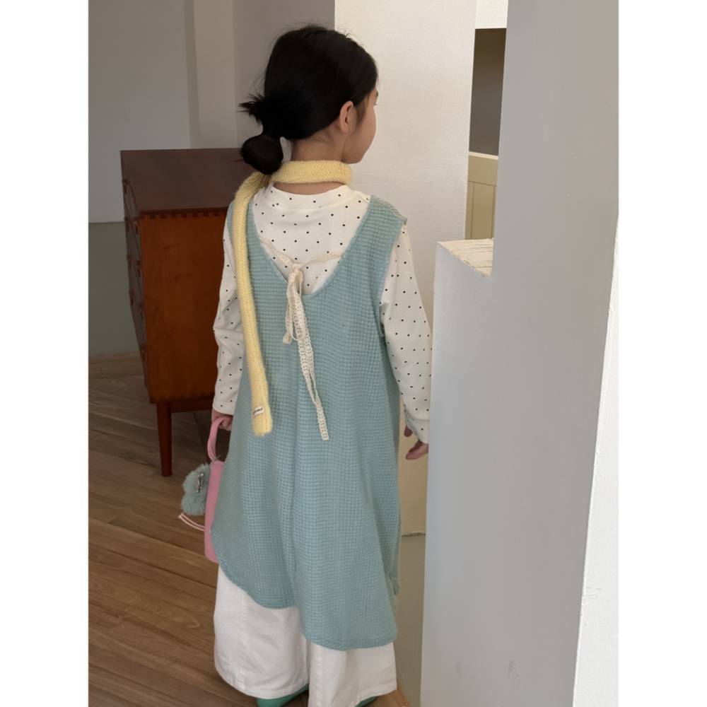 不規則毛線罩衫裙S508325-細節圖6