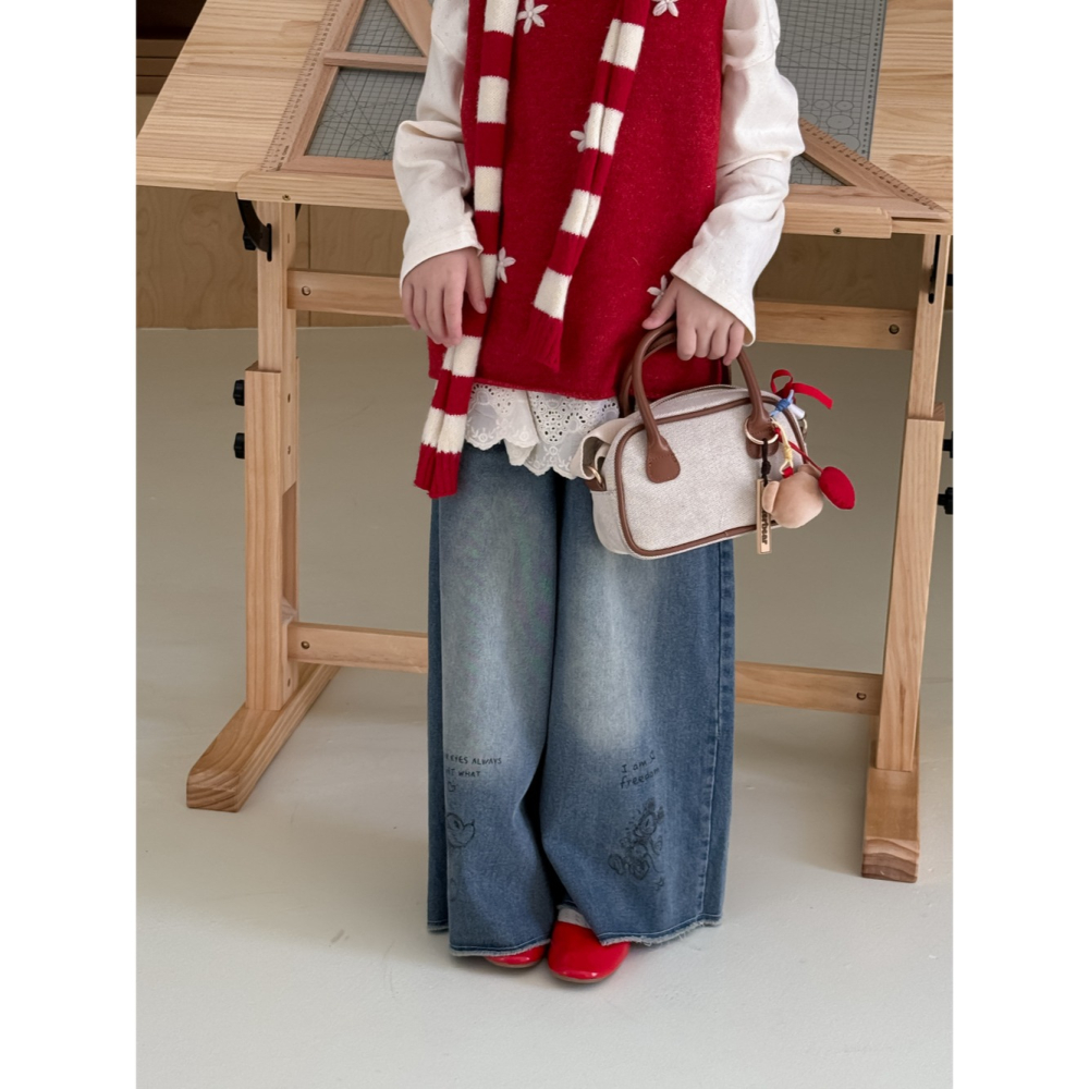 花朵毛線背心S508330-細節圖7