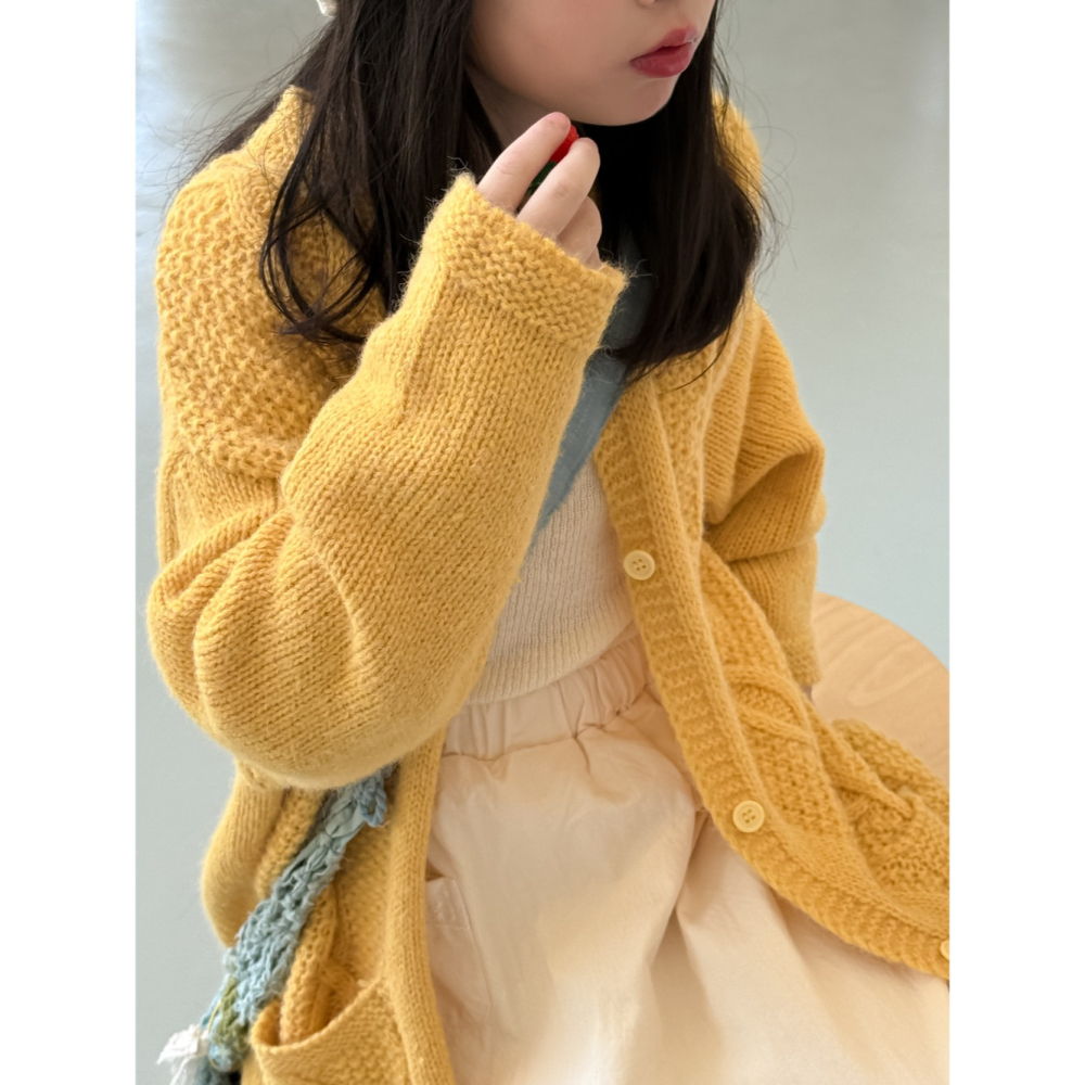 休閒毛線開衫S508331-細節圖8